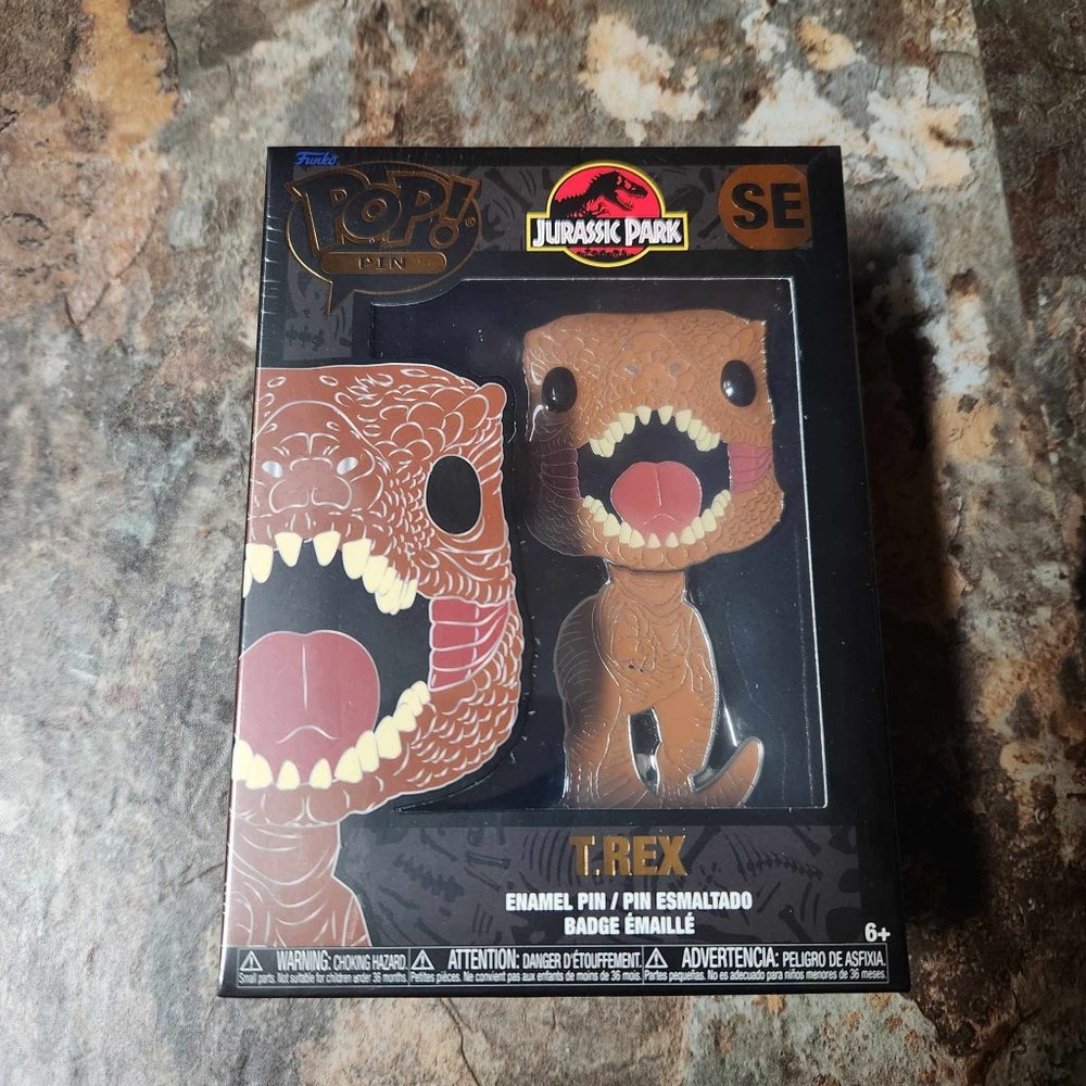 Funko Pop Jurassic Park T Rex SE Special Edition Pin - NWT
